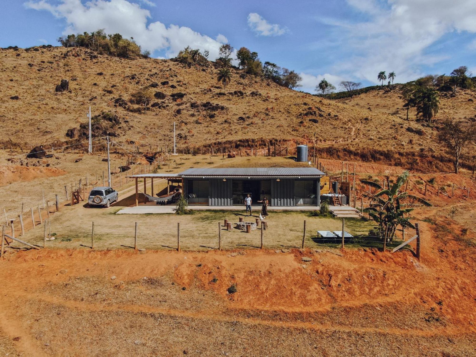 Casa Container Com Spa E Linda Vista Para A Serra Da Mantiqueira Villa Bueno Brandão Екстериор снимка